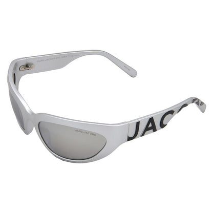 Silver Flash Mirror Wrap Ladies Sunglasses