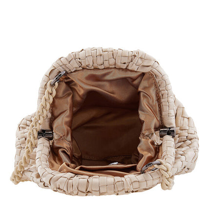 Ribbon Satin Gold Mini Game Clutch