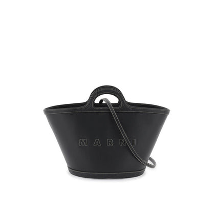 Black Leather Small Tropicalia Bag