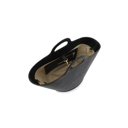 Black Leather Small Tropicalia Bag