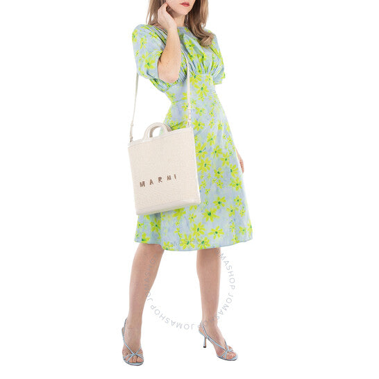Marni, Raffia Tropicalia Tote Bag