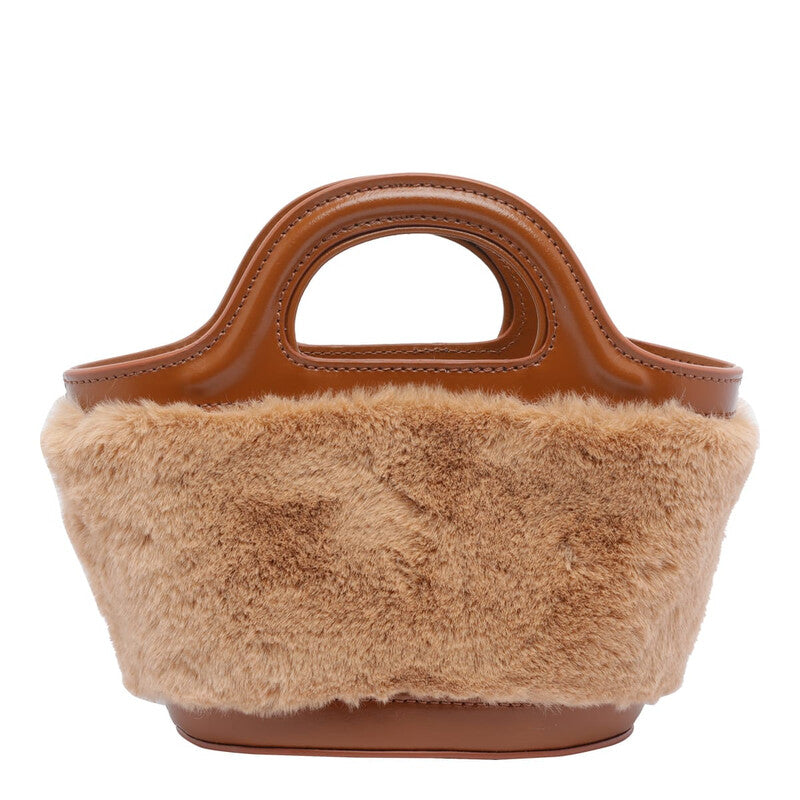 Tropicalia Micro Top Handle Bag — Beige
