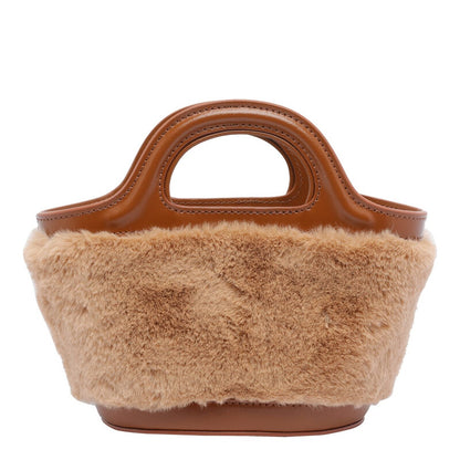 Tropicalia Micro Top Handle Bag — Beige