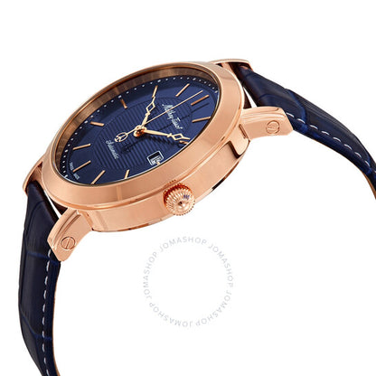 ساعة ماثي تيسوت سيتي أوتوماتيك للرجال بمينا أزرق