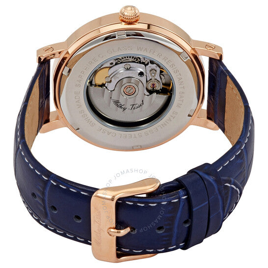 ساعة ماثي تيسوت سيتي أوتوماتيك للرجال بمينا أزرق