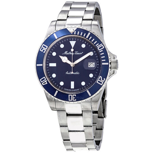 Mathey-Tissot, Mathey Vintage Automatic Blue Dial 42 mm Men's Watch