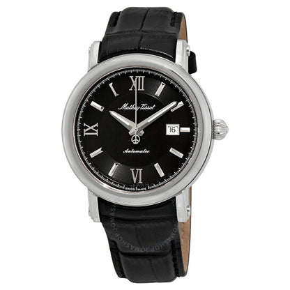 Mathey-Tissot, Renaissance Automatic Black Dial Men's Watch