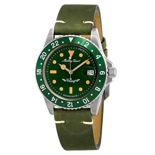 Mathey-Tissot, Mathey Vintage Automatic Green Dial Men's Watch