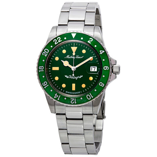 Mathey-Tissot, Mathey Vintage Automatic Green Dial Men's Watch