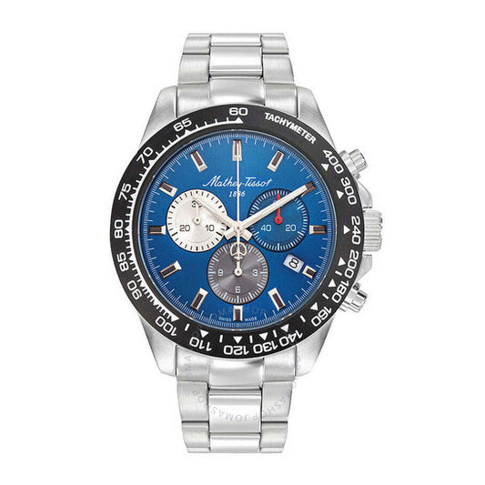 Mathey-Tissot, Chrono II Chronograph Quartz Blue Dial Men's Watch