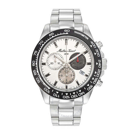 Mathey-Tissot, Chrono II Chronograph Quartz White Dial Men's Watch
