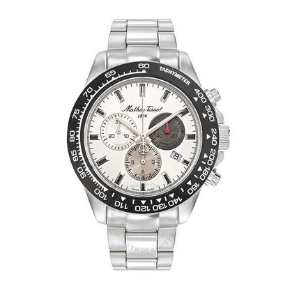 Mathey-Tissot, Chrono II Chronograph Quartz White Dial Men's Watch