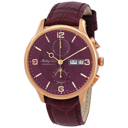 Mathey-Tissot, Edmond Chrono Automatic Chronograph Purple Dial Men's Watch