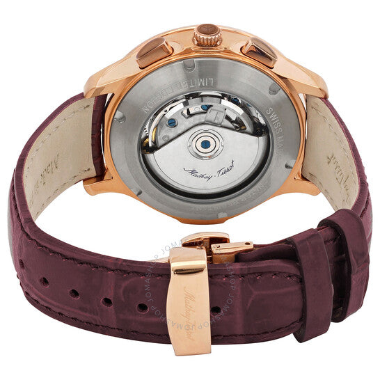 Mathey-Tissot, Edmond Chrono Automatic Chronograph Purple Dial Men's Watch