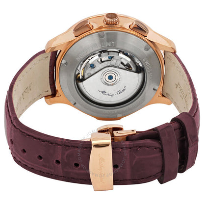 Mathey-Tissot, Edmond Chrono Automatic Chronograph Purple Dial Men's Watch