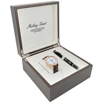 Mathey-Tissot, Edmond Chrono Automatic Chronograph White Dial Men's Watch