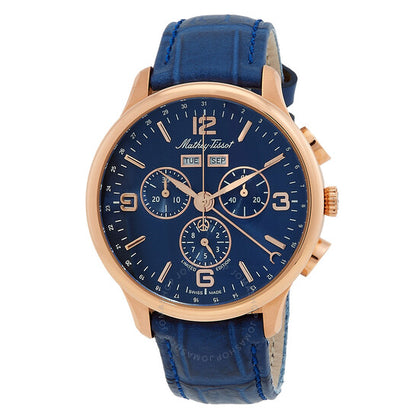 Mathey-Tissot, Edmond Chronograph Quartz Blue Dial Men's Watch