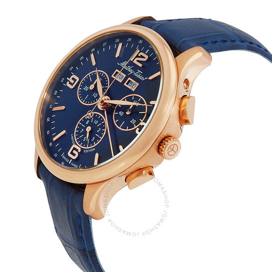 Mathey-Tissot, Edmond Chronograph Quartz Blue Dial Men's Watch