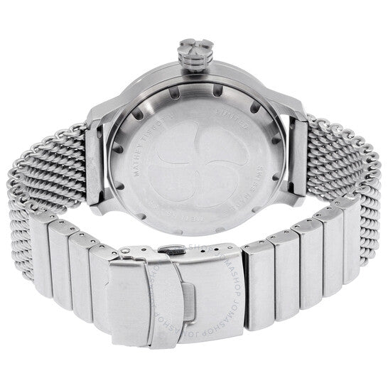 ساعة ماثي تيسوت إليكا أوتوماتيكية للرجال بمينا أبيض