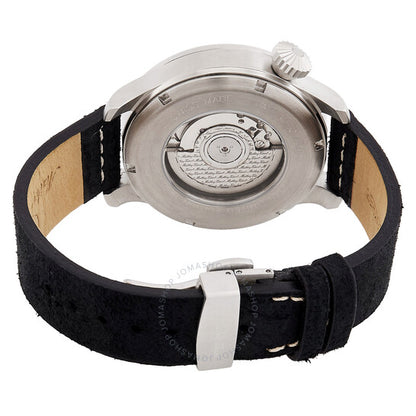 ساعة ماثي تيسوت GMT 293 أوتوماتيكية للرجال بمينا أسود