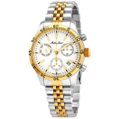 Mathey-Tissot, Mathey II Quartz Crystal White Dial Ladies Watch