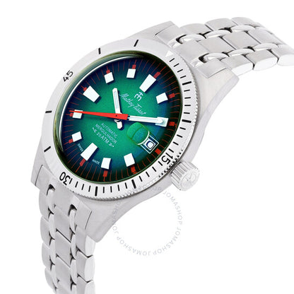 ساعة ماثي تيسوت ميرغولهادور الأوتوماتيكية للرجال بمينا أخضر