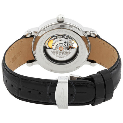 ساعة ماثي تيسوت للرجال، هيكلية أوتوماتيكية، مينا سوداء