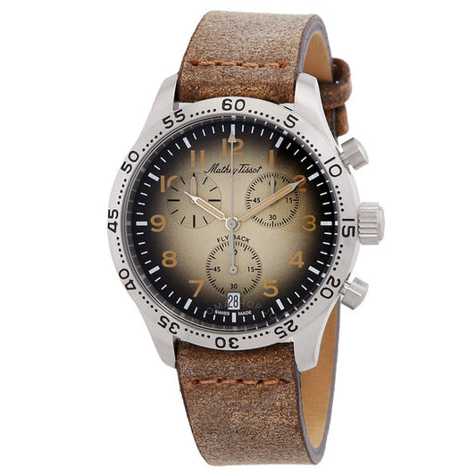 Mathey-Tissot, Type 21 Chronograph Brown Dial Men's Watch