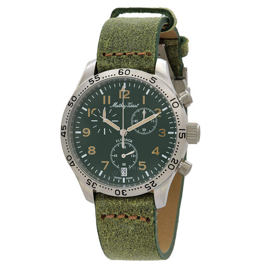 Mathey-Tissot, Type 21 Chronograph Green Dial Men's Watch