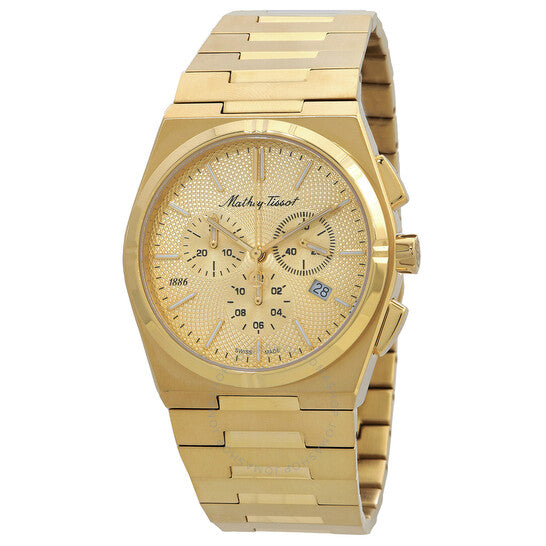 Mathey-Tissot, Zeus Chronograph Quartz Gold Dial Men's Watch