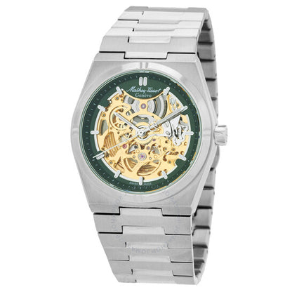 Mathey-Tissot, Zeus Skeleton Automatic Green Dial Men's Watch