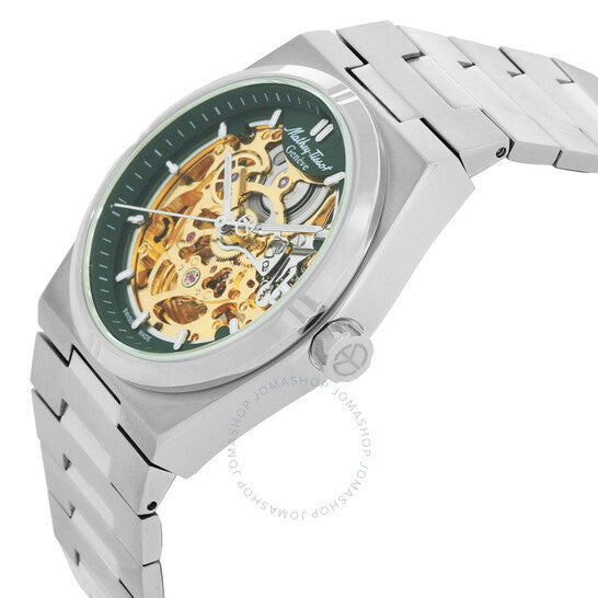 Mathey-Tissot, Zeus Skeleton Automatic Green Dial Men's Watch