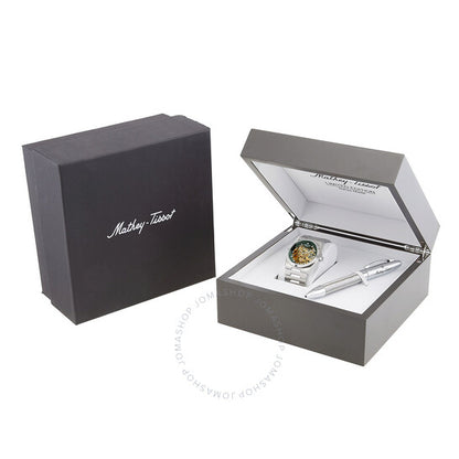 Mathey-Tissot, Zeus Skeleton Automatic Green Dial Men's Watch