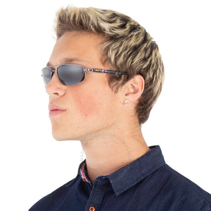 نظارات شمسية رجالية من ماوي جيم، كاهونا، رمادية-سوداء، مستقطبة