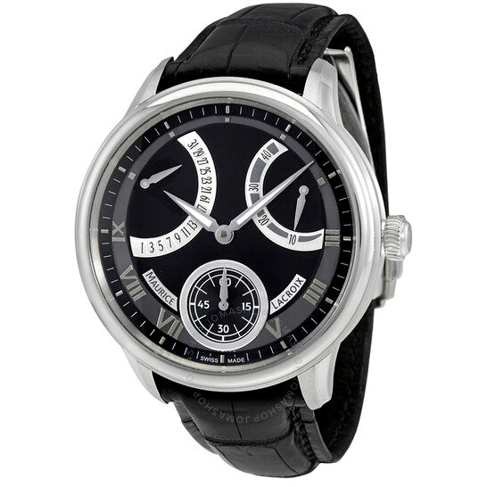 Maurice Lacroix, MasterPiece Black Dial Men's Watch