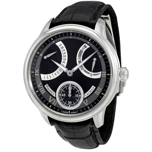 Maurice Lacroix, MasterPiece Black Dial Men's Watch