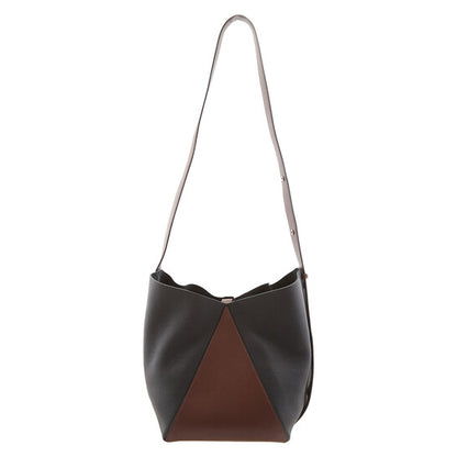 Deer-Print Leather Medium Bucket Bag
