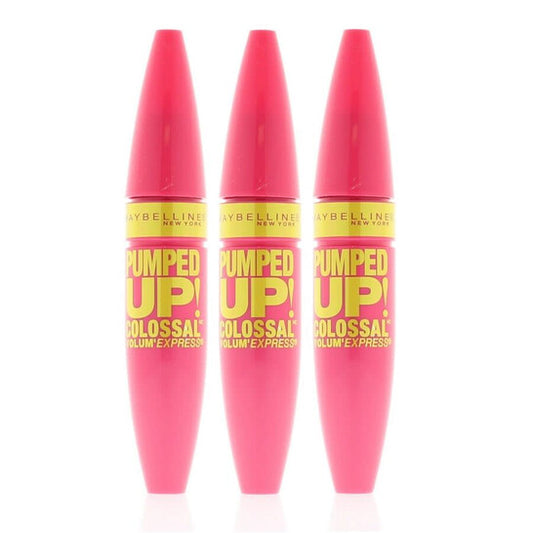 Maybelline, Volum'Express Pumped Up! Colossal Mascara 214 Glam Black Makeup