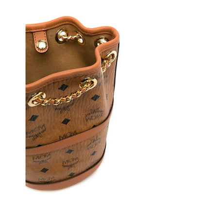 Aren Chain Leather Bucket Bag