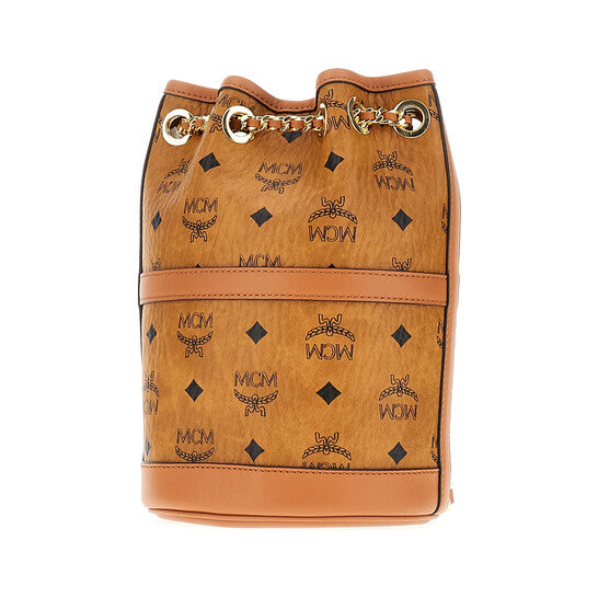 Aren Chain Leather Bucket Bag