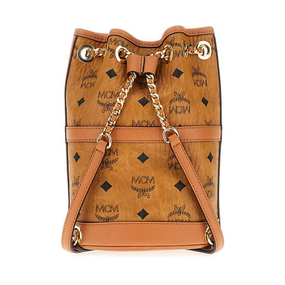 Aren Chain Leather Bucket Bag
