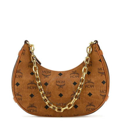 MCM, Aren Crescent Shoulder Bag