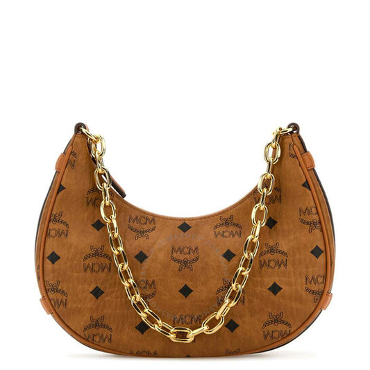 MCM, Aren Crescent Shoulder Bag