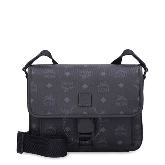 MCM, Klassik Logo Messenger Bag - Black