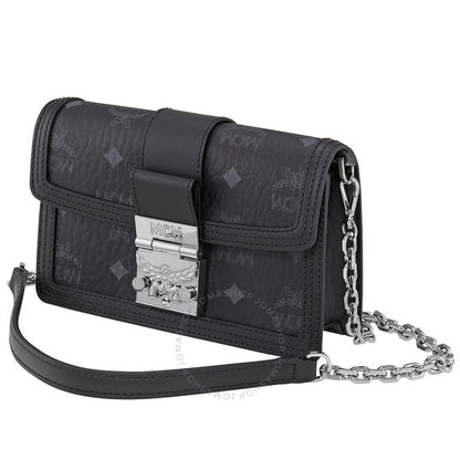 MCM, Ladies Gretl Crossbody in Black Visetos