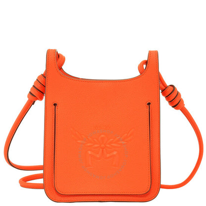MCM, Mini Himmel Hobo Crossbody Bag - Orange