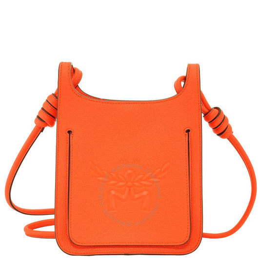 MCM, Mini Himmel Hobo Crossbody Bag - Orange