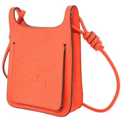 MCM, Mini Himmel Hobo Crossbody Bag - Orange