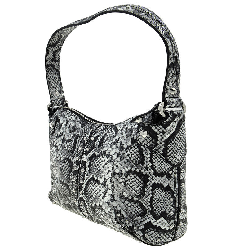 Astor Large Studded Leather Shoulder Bag