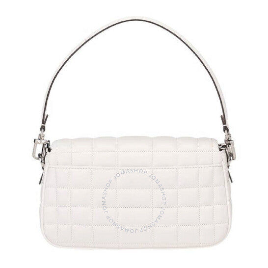 حقيبة كتف مايكل كورس بحزام سلسلة وتفاصيل شعار